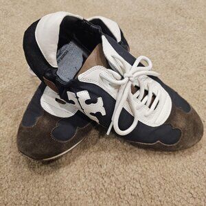 9.5 Authentic Tory Burch Suede Sneakers